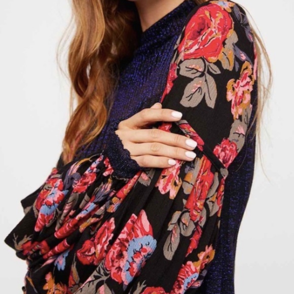 Free People Rose and Shine floral print dress - Picture 3 of 6